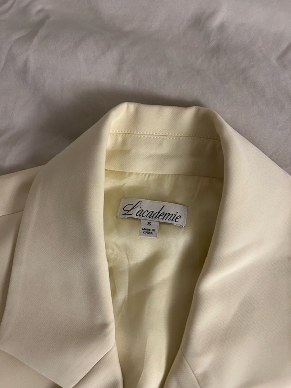 Revolve L'Academie Carinne Vest Top, Color Lemon, Size Small - Picture 5 of 9